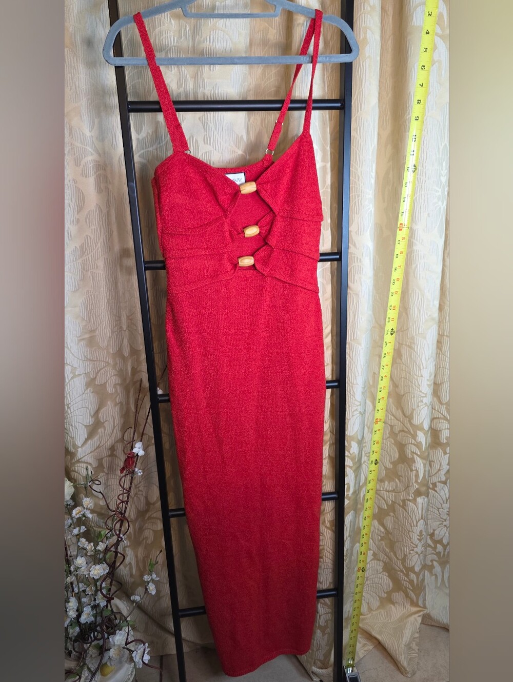 Runaway  THE LABEL Women' Fitting Red Dress Small